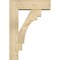 Ekena Millwork Merced Block Rough Sawn Bracket w/ Offset Brace, Douglas Fir, 6"W x 18"D x 26"H BKT0604X18X26MRC05RDF - alternate 3